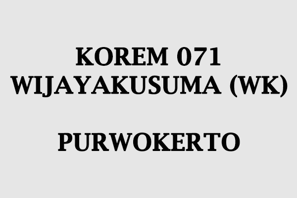 Korem 071-Wijayakusuma (WK)